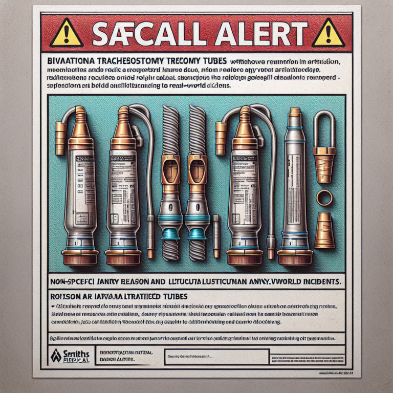 Recall Alert: Smiths Medical Withdraws Specific Bivona Tracheostomy Tubes