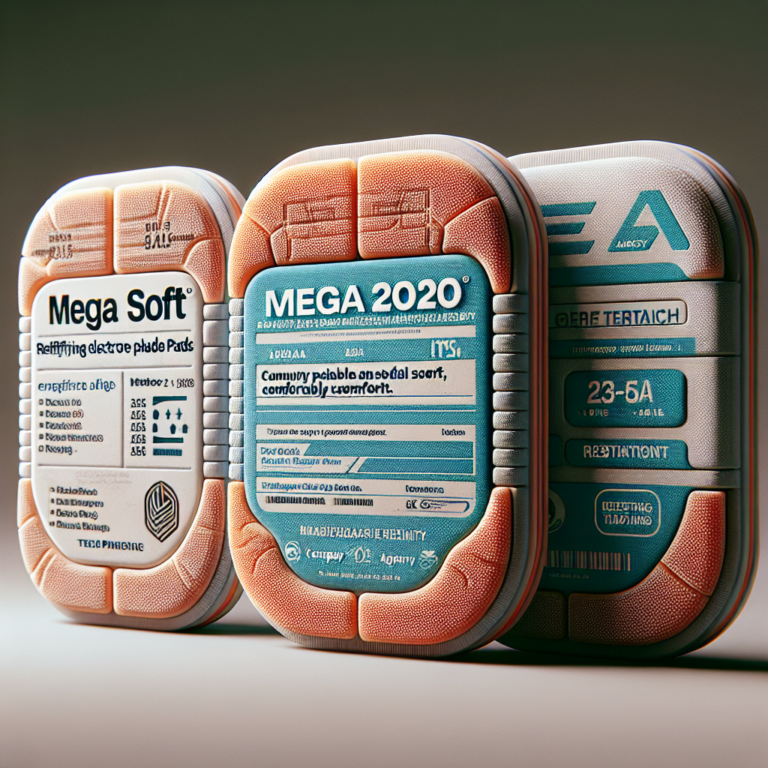 Rectifying Electrode Pads: MEGA SOFT, MEGA SOFT DUAL, and MEGA 2000 Retention