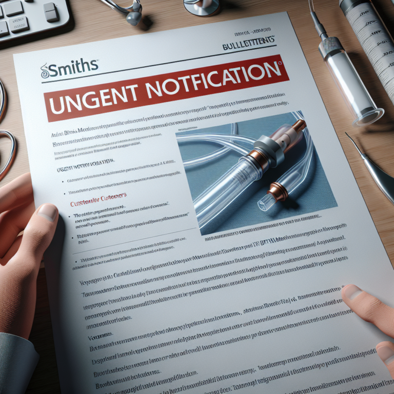 Urgent Notification from Smiths Medical Regarding Potential Concerns with Specific Bivona® Tracheostomy Tubes for Customers