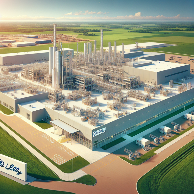Eli Lilly Allocates Billion for New Injectable Drug Production Plant