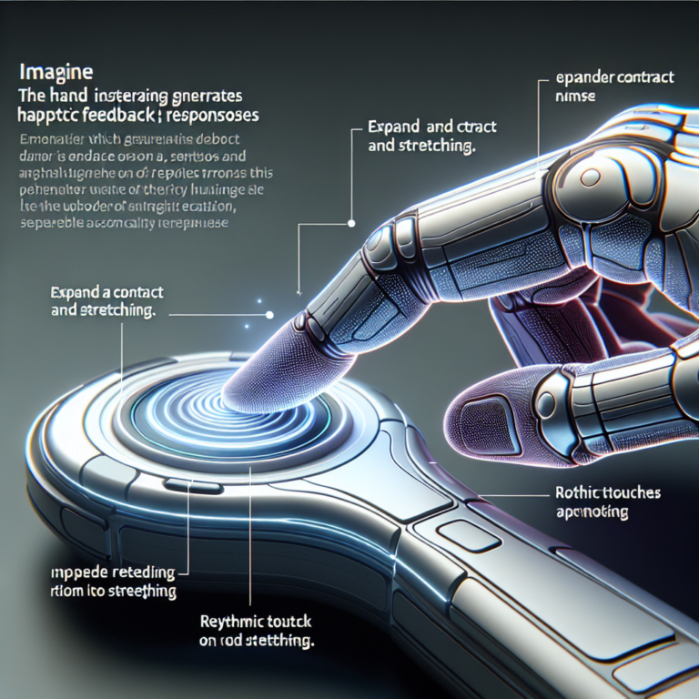 Intricate Haptic Feedback: Experience a Pinch, Stretch, or Tap Sensation