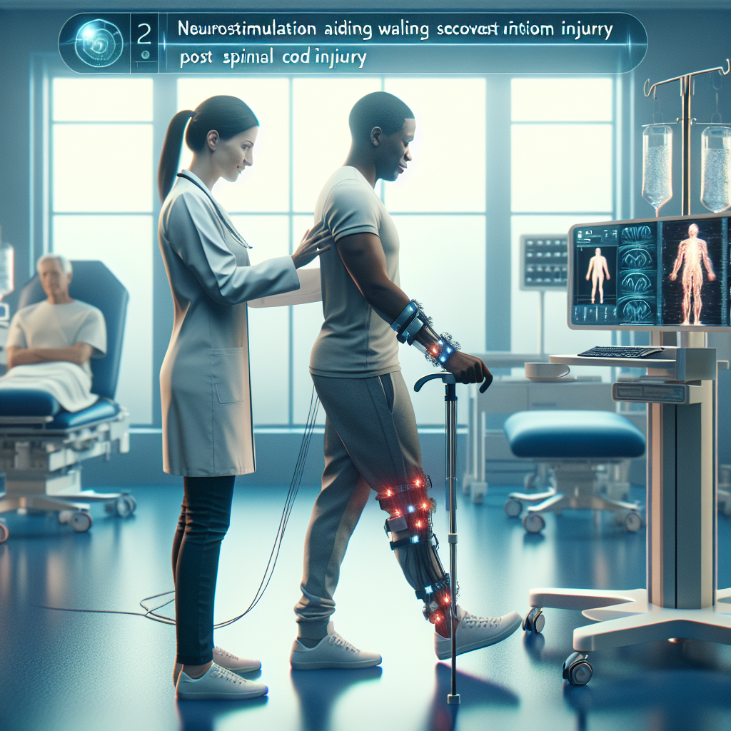 Neurostimulation Aids Walking Recovery Post-Spinal Cord Injury