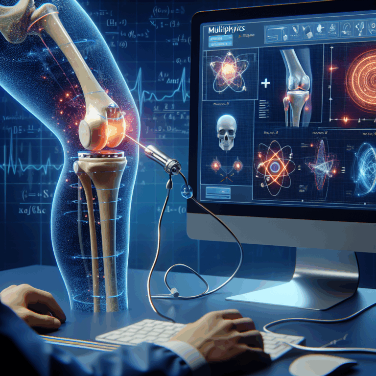 Electromagnetic Heating in Knee Replacement Surgery: A Multiphysics Simulation Approach for Treating Post-Surgical Infections