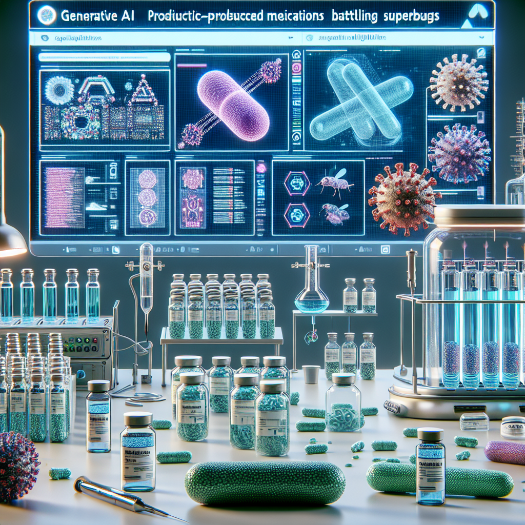 Generative AI-Created Medications Take on Superbugs