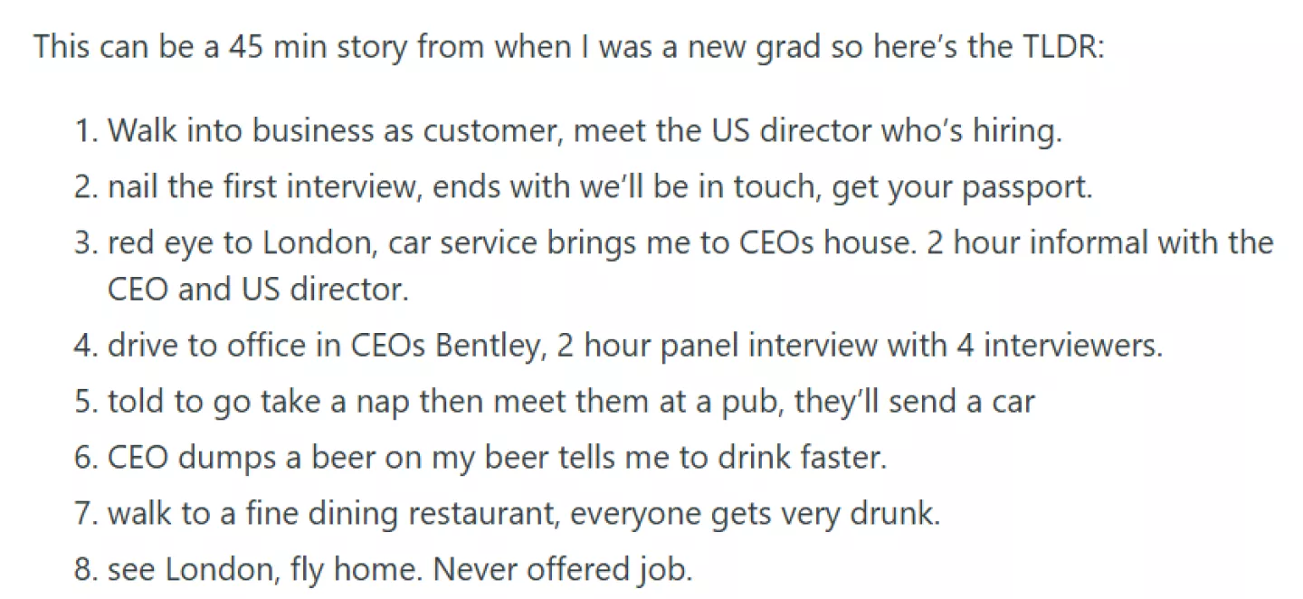 Job Interviews That Deserved a Second Chance