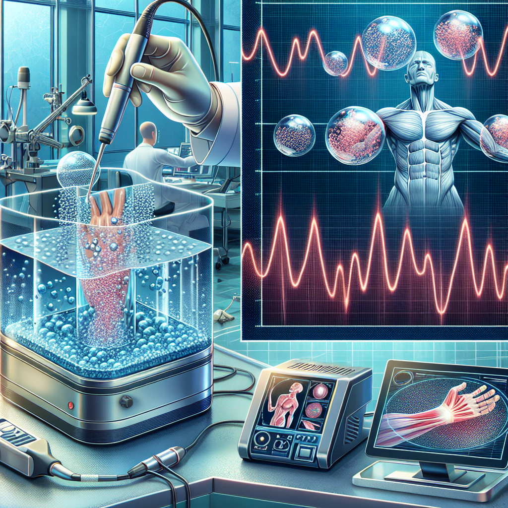 Ultrasound Sparks the Activation of Artificial Muscles Bubbles