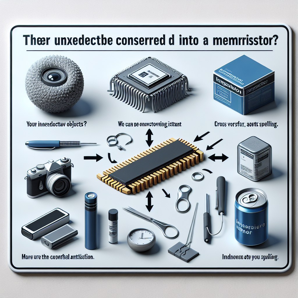 3 Unusual Items That Can Be Transformed into a Memristor
