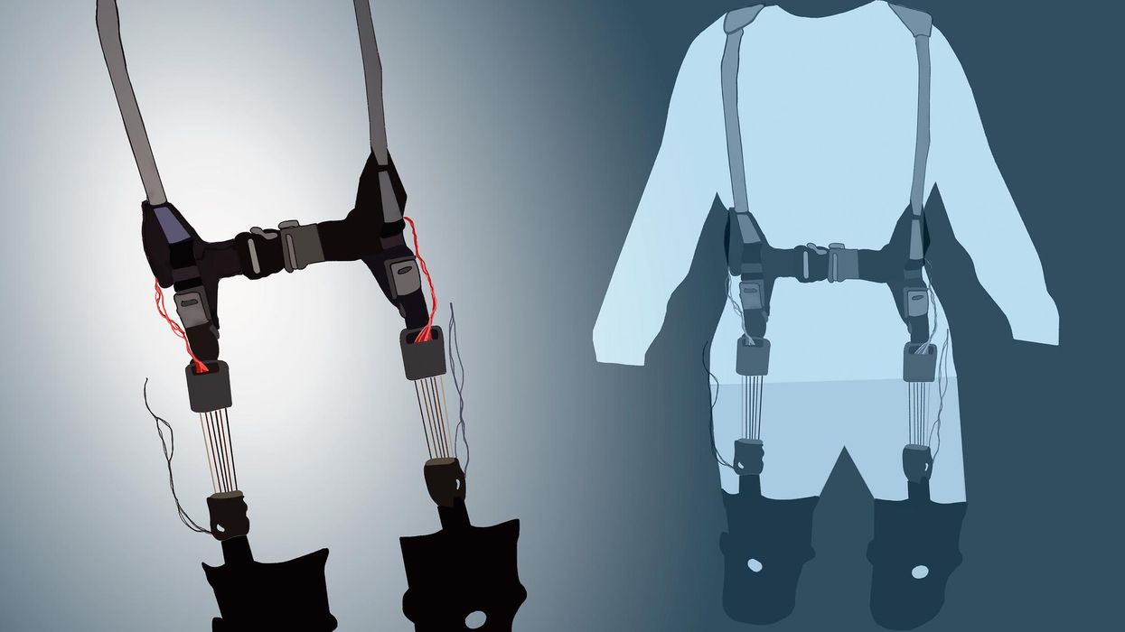 Motorless Exosuit Enhances Walking Capabilities